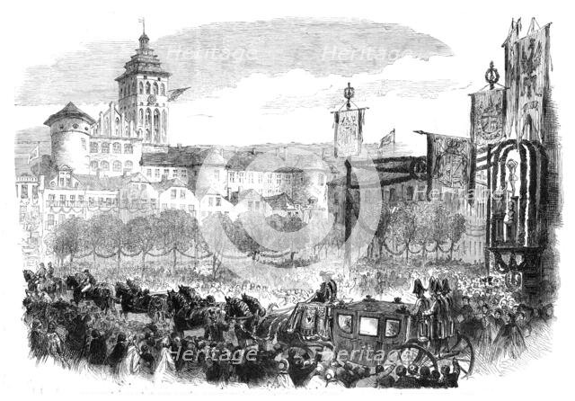 The Coronation of the King and Queen of Prussia: entry into Königsberg - the Queen's..., 1861. Creator: Unknown.