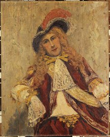 Emile Dehelly (1871-1969), member of the Comedie-Francaise, in stage costume, 1916. Creator: Maxime Emile Louis Maufra.