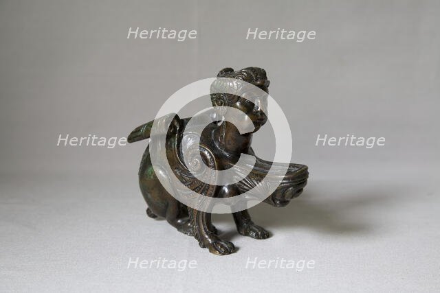 Oil Lamp in the Form of a Sphinx, cast c. 1525. Creator: Unknown.