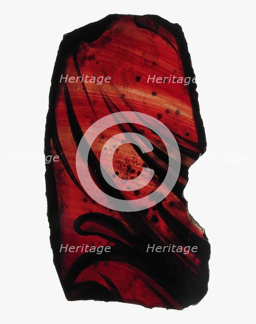 Glass Fragment, European, 15th century. Creator: Unknown.