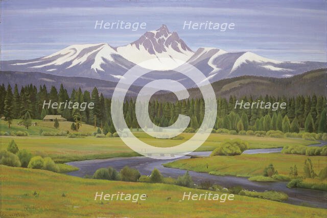 In the Cascade Mountains, 1931. Creator: Edward Bruce.