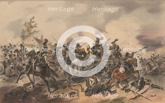 Attack on a Russian battery, 1835.