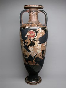 Amphora (Storage Jar), 340-330 BCE. Creator: Ixion Painter.