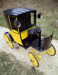 1897 Bersey Electric Taxi. Artist: Unknown