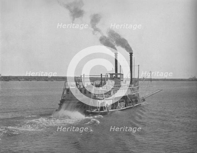 'Mississippi River Steamer', c1897. Creator: Unknown.