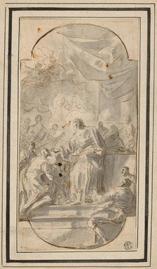 Christ Giving Communion (The Institution of the Eucharist), n.d. Creator: Domenico Mondo.
