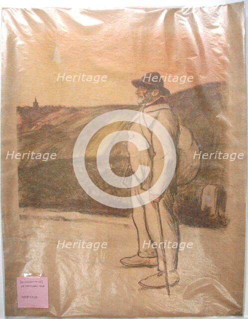 The Tramp, 1897. Creator: Theophile Alexandre Steinlen.