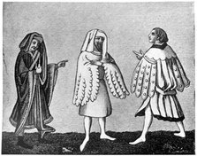 Male dress, 14th century, (1910). Artist: Unknown