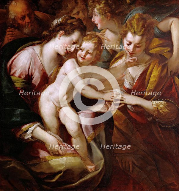 The Mystical Marriage of Saint Catherine, c. 1616-1618. Creator: Procaccini, Giulio Cesare (1574-1625).