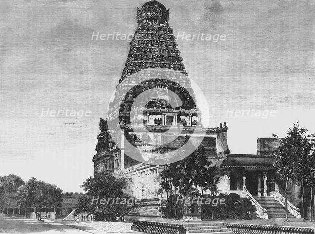 'Great Entrance to the Pagoda of Tanjore', c1891. Creator: James Grant.