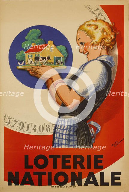 Loterie nationale, 1934. Creator: Vincent, René (1879-1936).