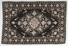 Embroidered Divan Cover (?), 19th century. Creator: Unknown.