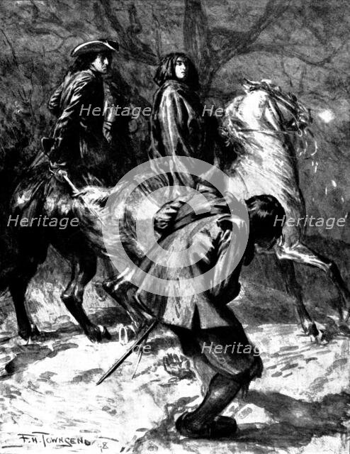 The Conversion of Christopher Ricroft, Highwayman: ...his right hand was severed..., 1898. Creator: Unknown.