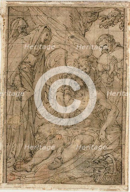 Pietà, n.d. Creator: Giovanni Battista Castello.
