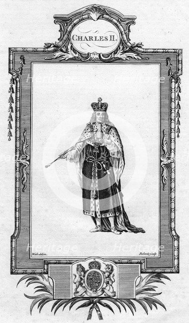Charles II, King of England, Scotland and Ireland, (19th century).Artist: Waledelin