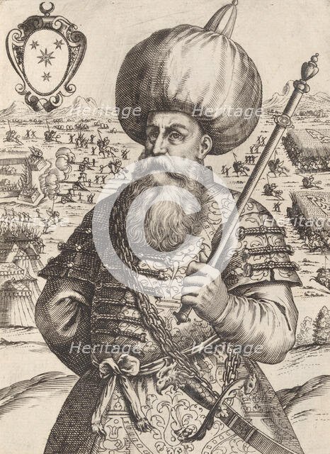 Sinan Bassa, Cap. Generale del'Essercito di Maumet Impe. de Turchi, 1596. Creator: Giacomo Franco.