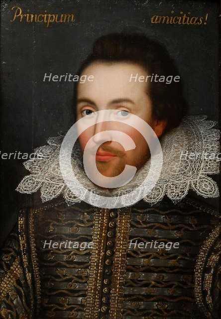 The Cobbe portrait of William Shakespeare (1564-1616), c1610. Creator: Anonymous.