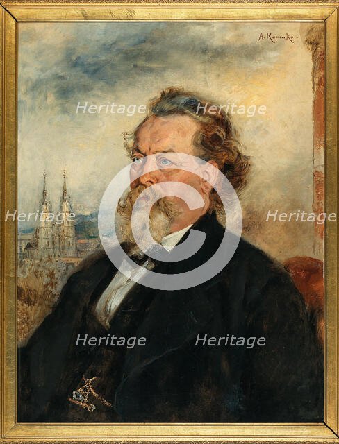 Portrait of the Architect Wilhelm Bücher (1824-1888). Creator: Romako, Anton (1832-1889).