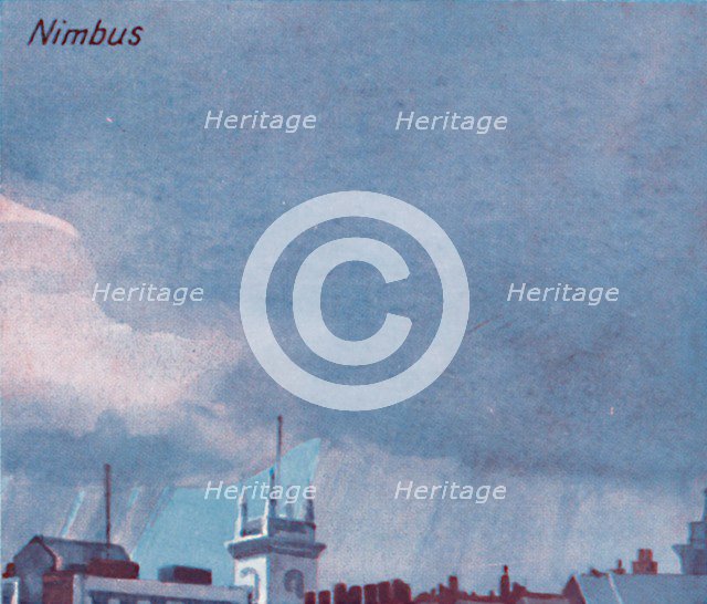 'Nimbus - A Dozen of the Principal Cloud Forms In The Sky', 1935. Artist: Unknown.