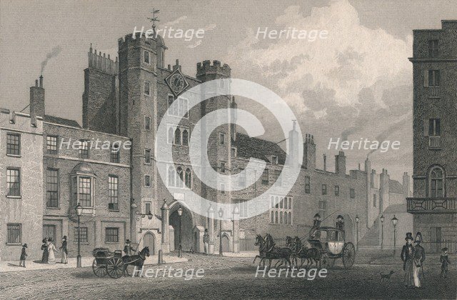 'St James's Palace, Pall Mall', c19th century. Artist: Unknown.