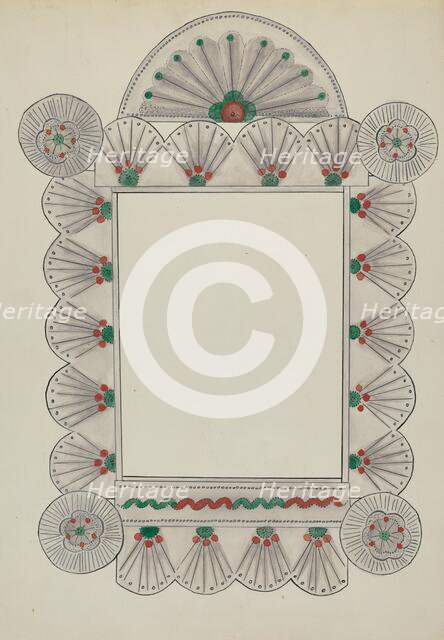 Tin Frame, c. 1936. Creator: Mirabal, Alfonso.