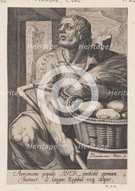 Asher, from The Twelve Sons of Jacob. Creator: Jacques de Gheyn II.