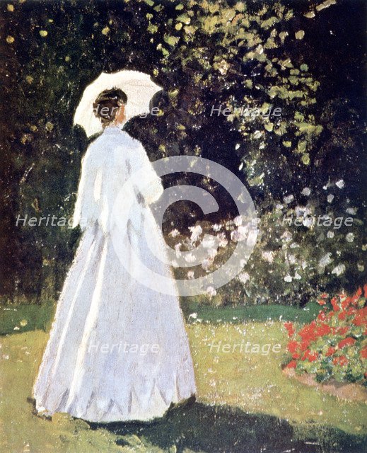 'Woman in the Garden, Sainte Adresse', detail, 1867. Artist: Claude Monet