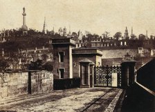 Entrance of Necropolis, Glasgow, c1880s. Creator: Unknown.