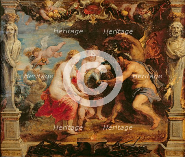 Thetis receiving Armour for Achilles from Hephaestus, 1630-1635.