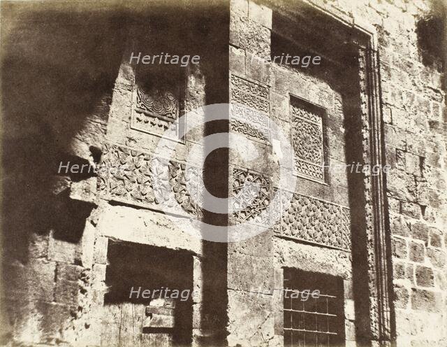 Jerusalem-Ornements Arabes (Arab Ornaments), c.1856. Creator: Auguste Salzmann.