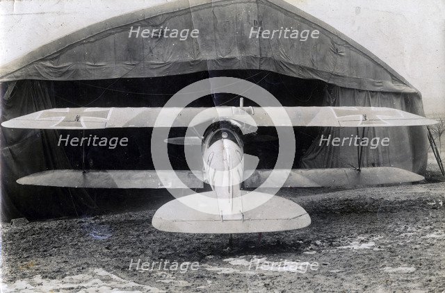 German Albatros DV, Souilly, France, 2 January 1918. Artist: Unknown