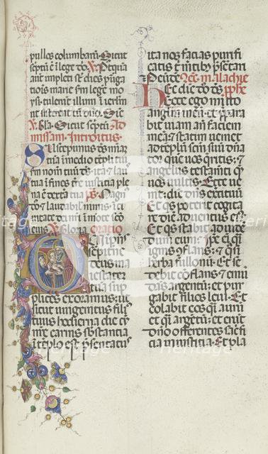 Missale: Fol. 270: Presentation of Christ to Simeon, 1469. Creator: Bartolommeo Caporali (Italian, c. 1420-1503).