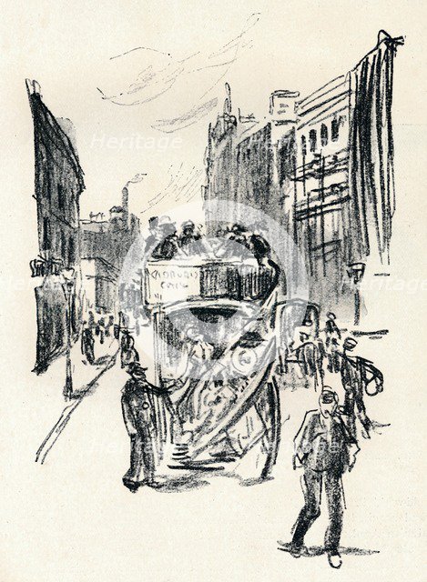 'From a chalk drawing by Emil Orlik', c1900. Artist: Emil Orlik.