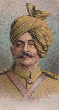 Pratap Singh (1845-4 -1922), British Indian Army officer, Maharaja of Idar, 1917. Artist: Unknown