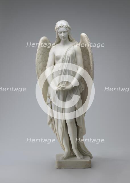 Peri at the Gates of Paradise, model 1854, carved by 1859. Creator: Thomas Crawford.