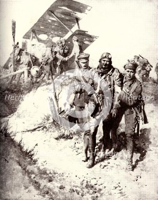 'Air Sickness: Incident with the Royal Flying Corps in France', 1917. Creator: Unknown.