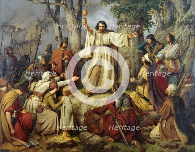 The Hussite Sermon, 1836. Creator: Lessing, Carl Friedrich (1808-1880).