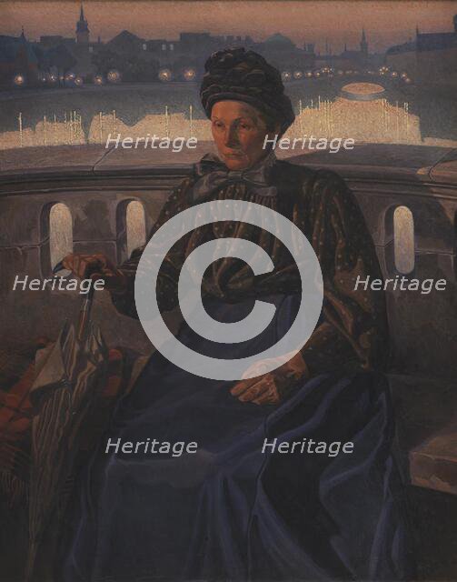 The Artist's Mother, 1908. Creator: Edvard Weie.