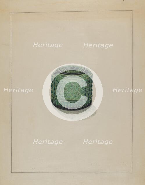 Inkwell, c. 1936. Creator: Nicholas Amantea.