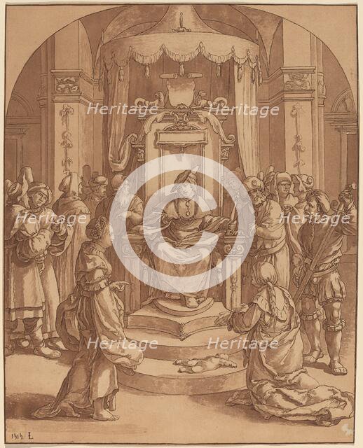 The Judgment of Solomon, 1782. Creator: Cornelis Brouwer.