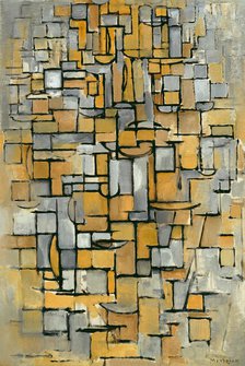 Tableau No. 1, 1913. Creator: Mondrian, Piet (1872-1944).