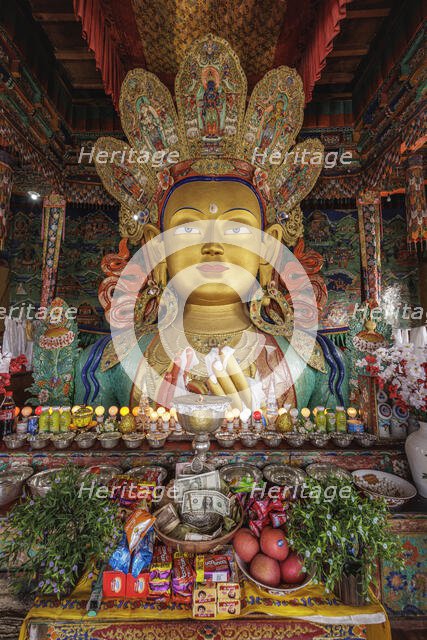 Thiksey Monastery, Ladakh, India, 2023. Creator: Peter Thompson.