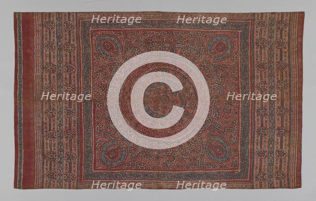 Heirloom Textile, India, 15th/17th century. Creator: Unknown.