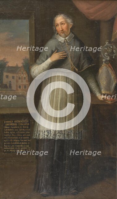 Unknown prelate from the 17th century, called Bishop Hans Brask. Creator: Anon.