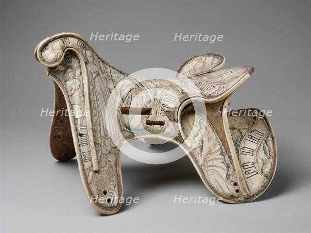 Parade Saddle, German or Tyrolean, 1400-1450. Creator: Unknown.
