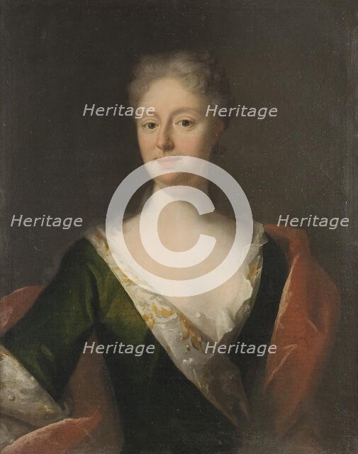 Sofia Gyllenstierna af Ulaborg (1682-1722), Baroness, married to baron Adolf Herman Wrangel..., 1721 Creator: Georg Desmarees.