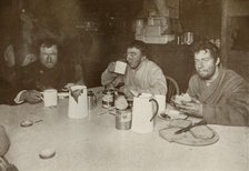 'Wilson, Bowers, and Cherry-Garrard on Their Return from Cape Crozier', 1 August 1911, (1913). Artist: Herbert Ponting.