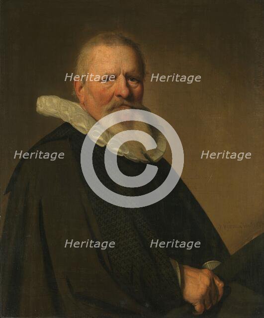 Pieter Jacobsz Schout (1570-1645), Burgomaster of Haarlem, 1641. Creator: Jan Verspronck.