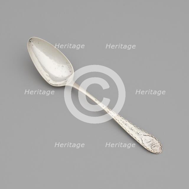 Spoon, 1779/85. Creator: Benjamin Halsted.