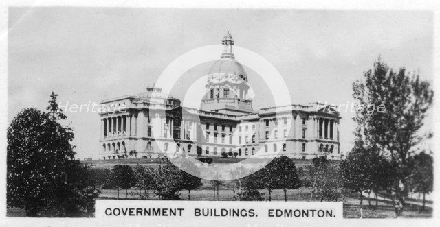 Government Buildings, Edmonton, Alberta, Canada, c1920s. Artist: Unknown